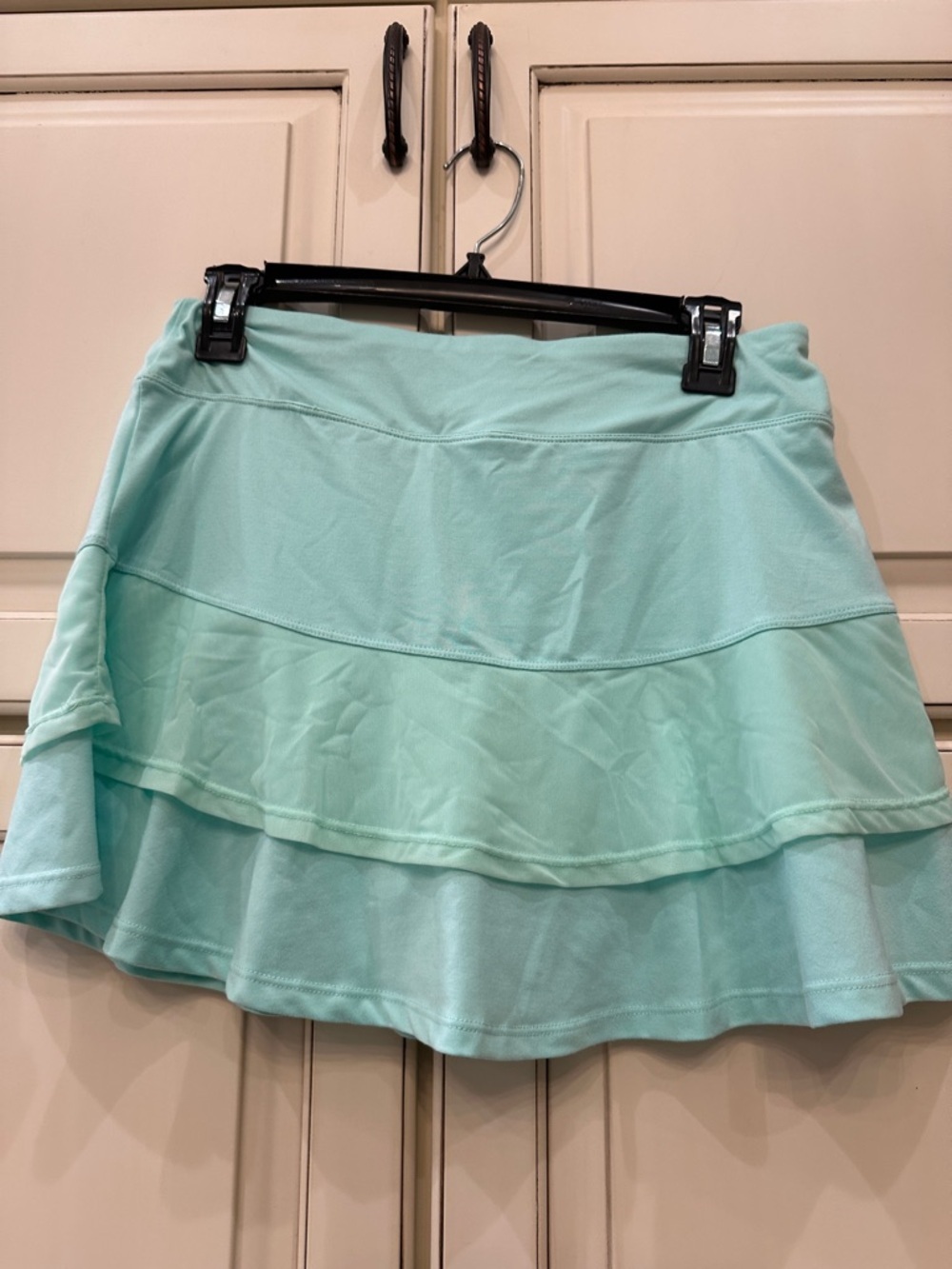 Light Aqua Tiered Skort - Women's‎ Athletic Skirt - Picture 3 of 5